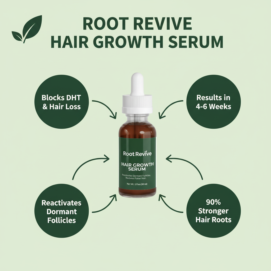 Root Revive Key Benefits Infographic