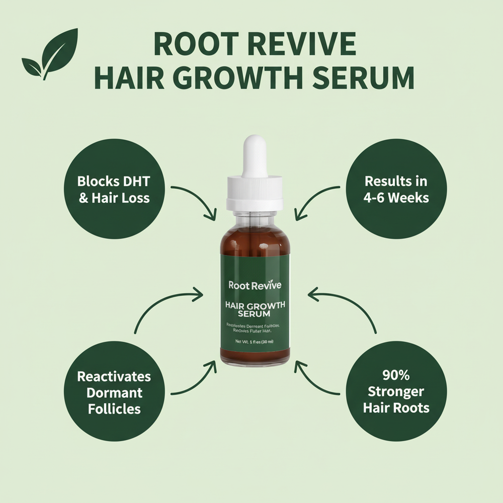 Root Revive Key Benefits Infographic