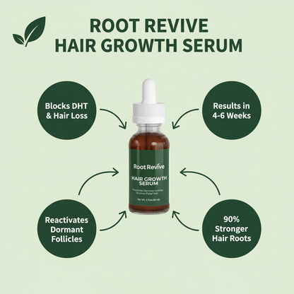 Root Revive Key Benefits Infographic